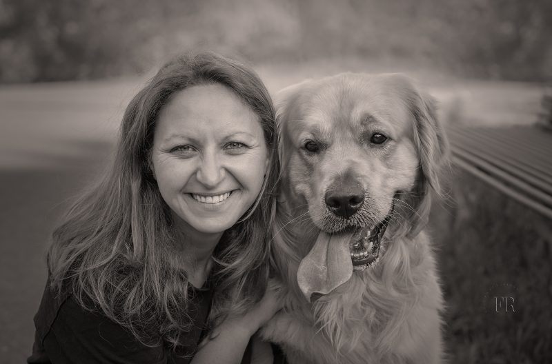 Sepia Dog Portrait